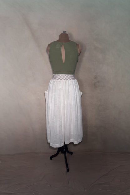 Veni Skirt -White TheKefiHouse