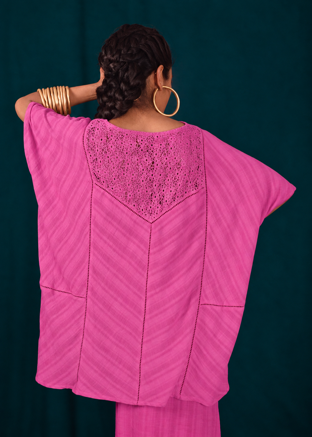 Khumaar kaftaan - Fuschia TheKefiHouse