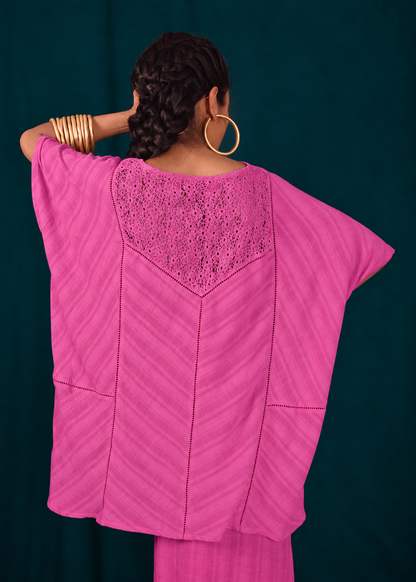 Khumaar kaftaan - Fuschia TheKefiHouse