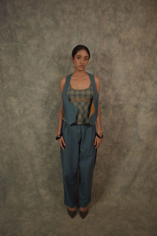 Desi Tank - Grass Plaids TheKefiHouse