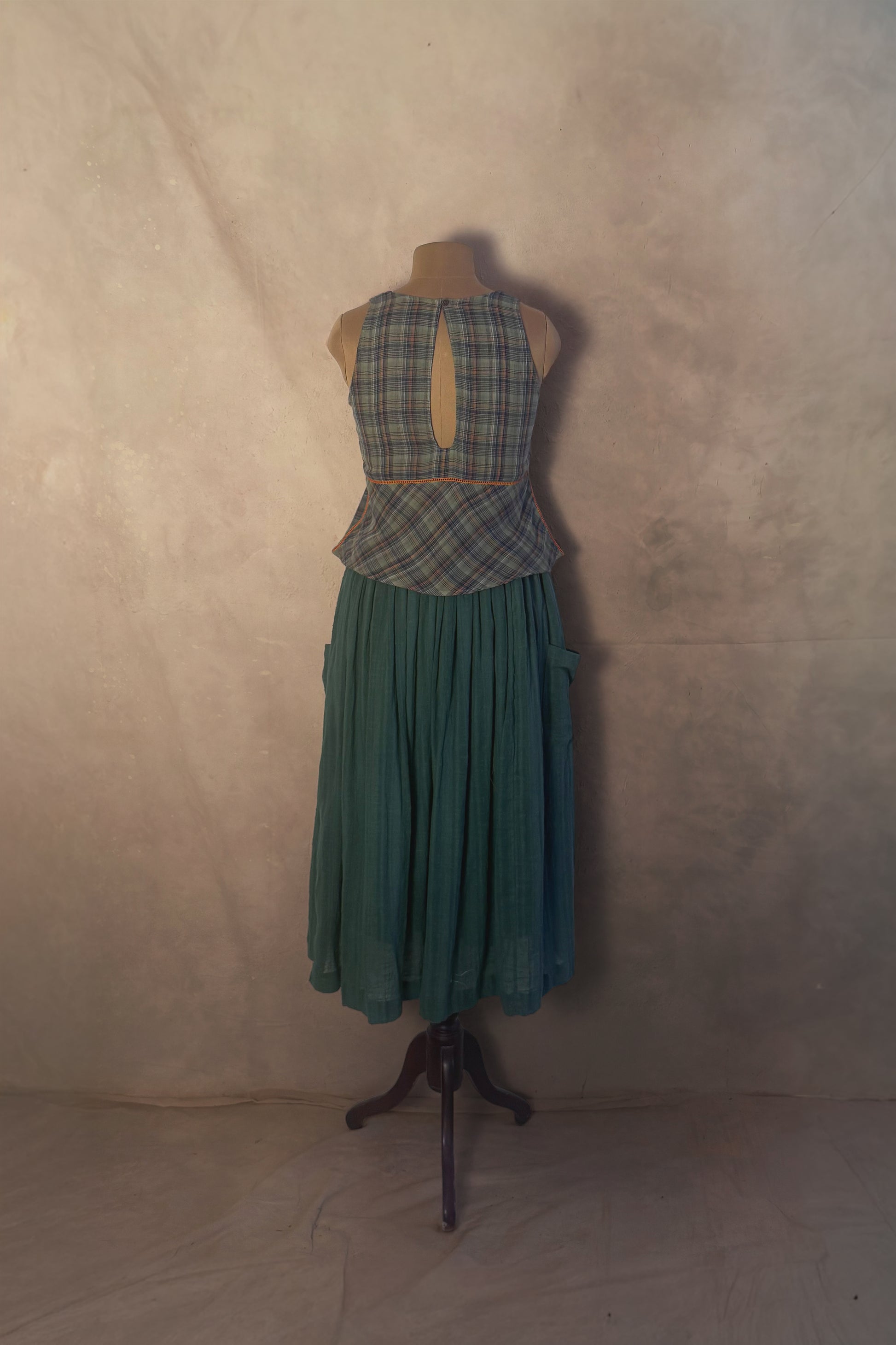 Desi Tank - Grass Plaids TheKefiHouse