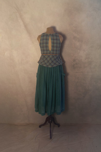Desi Tank - Grass Plaids TheKefiHouse