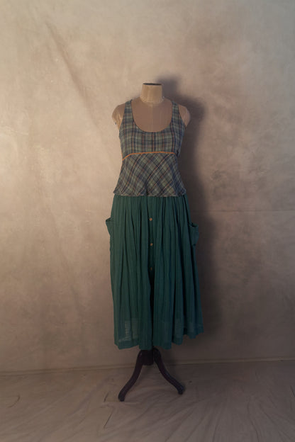 Desi Tank - Grass Plaids TheKefiHouse