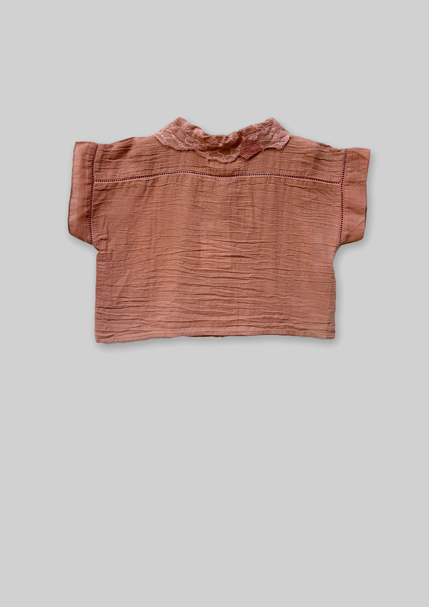 Grid Shirt - Blush Pink TheKefiHouse