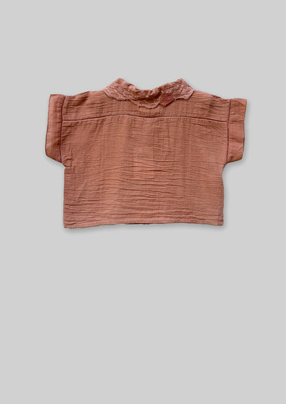 Grid Shirt - Blush Pink TheKefiHouse