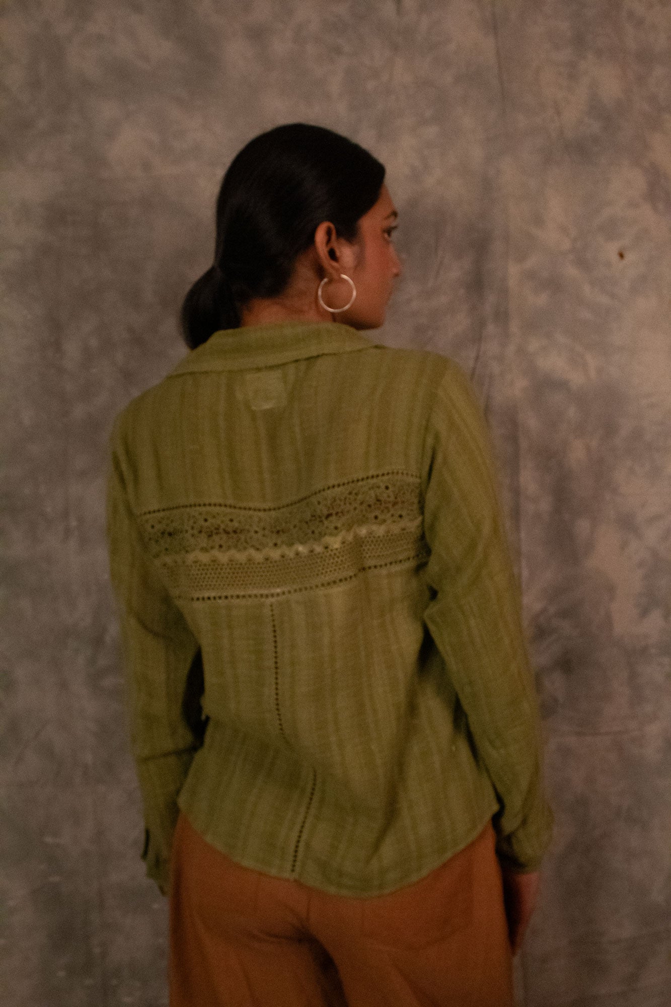 Lapel Shirt - Henna TheKefiHouse