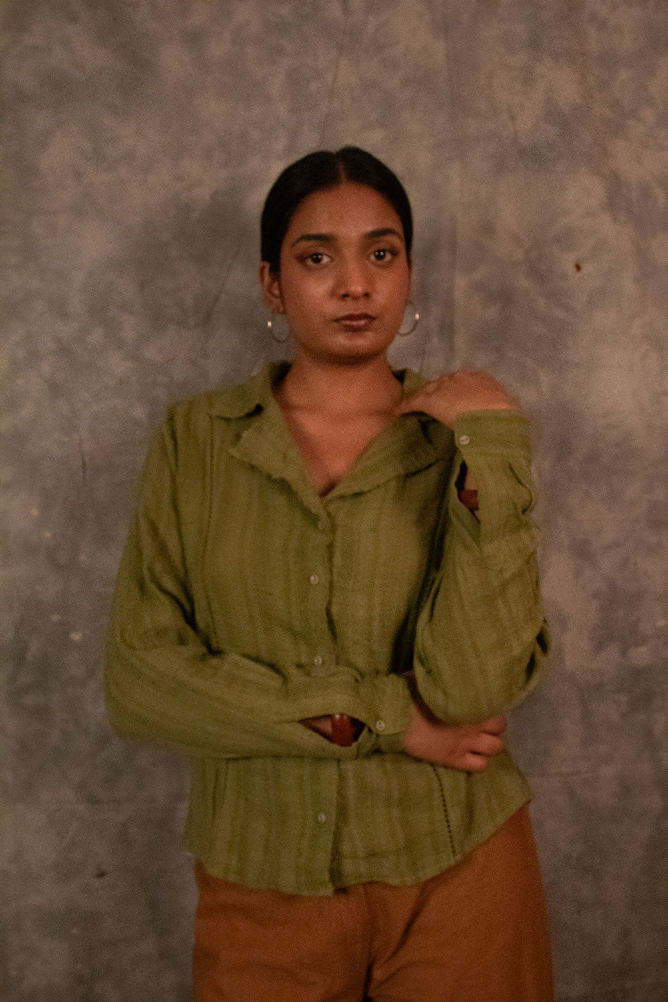 Lapel Shirt - Henna TheKefiHouse