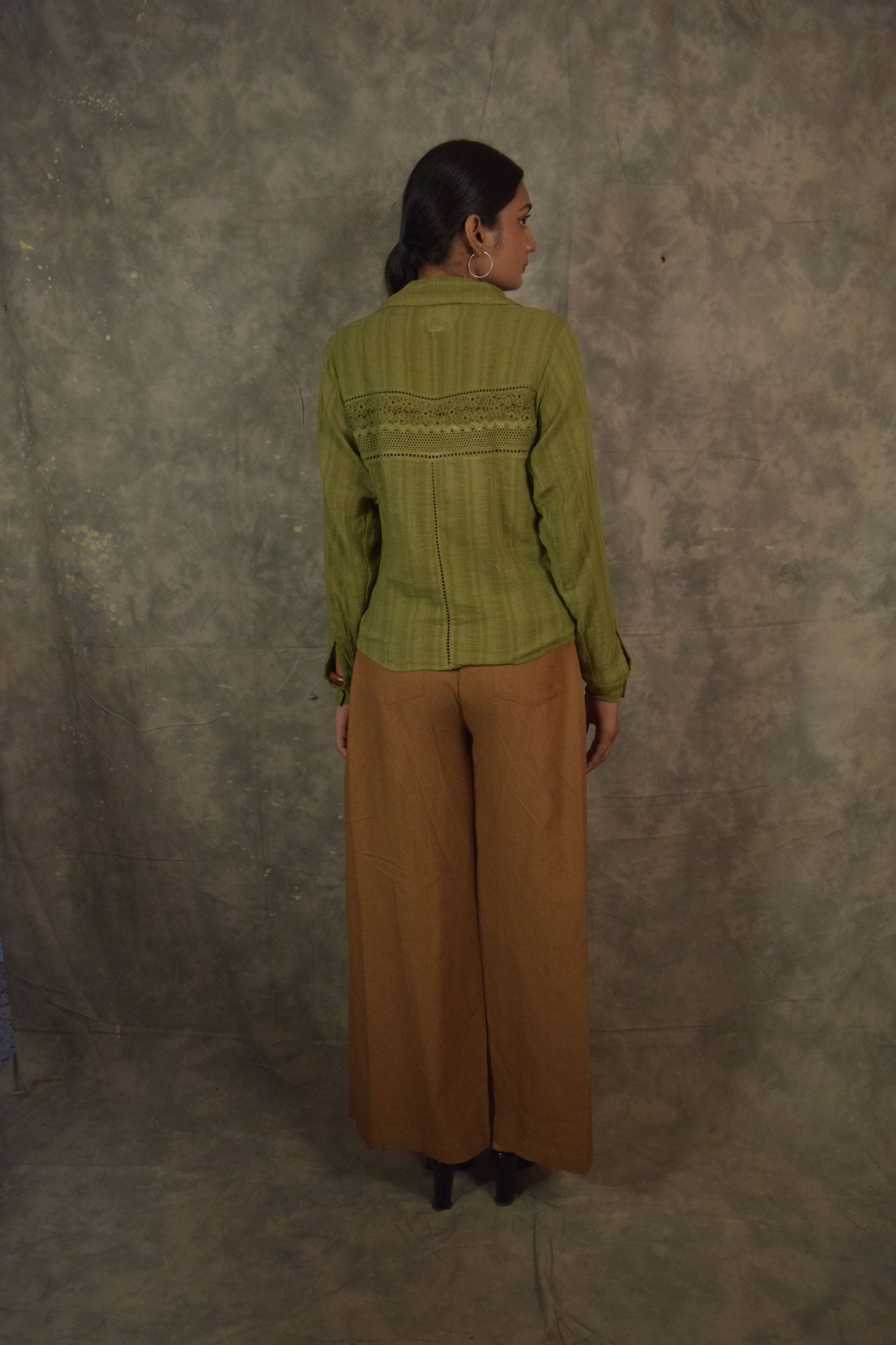 Lapel Shirt - Henna TheKefiHouse