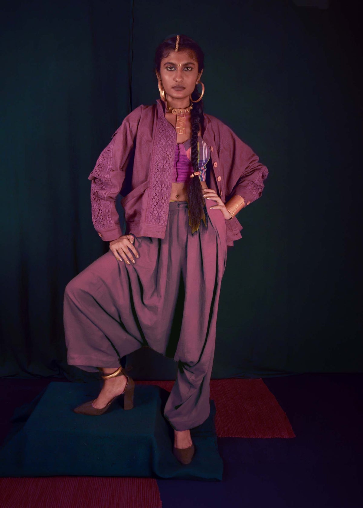 Aawara Pants - Dusty Orchid TheKefiHouse