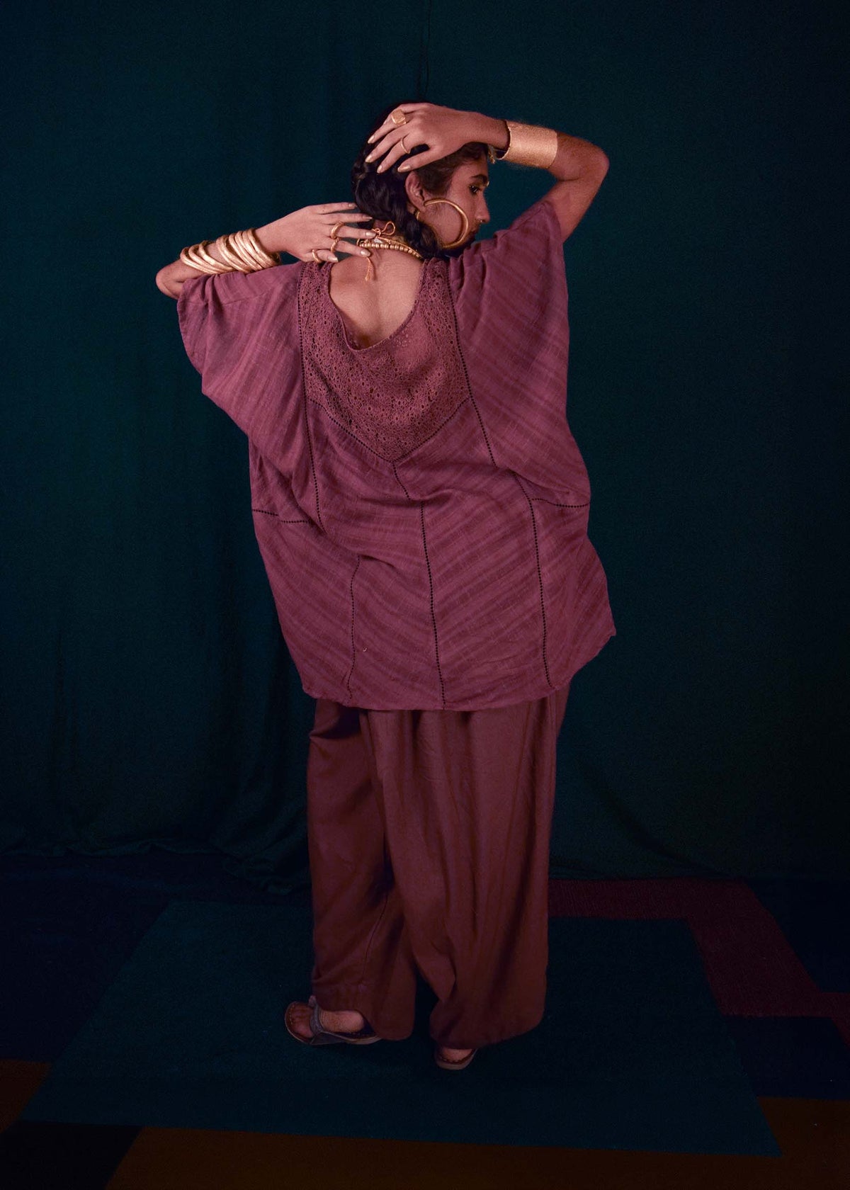 Aawara Pants - Dusty Orchid TheKefiHouse