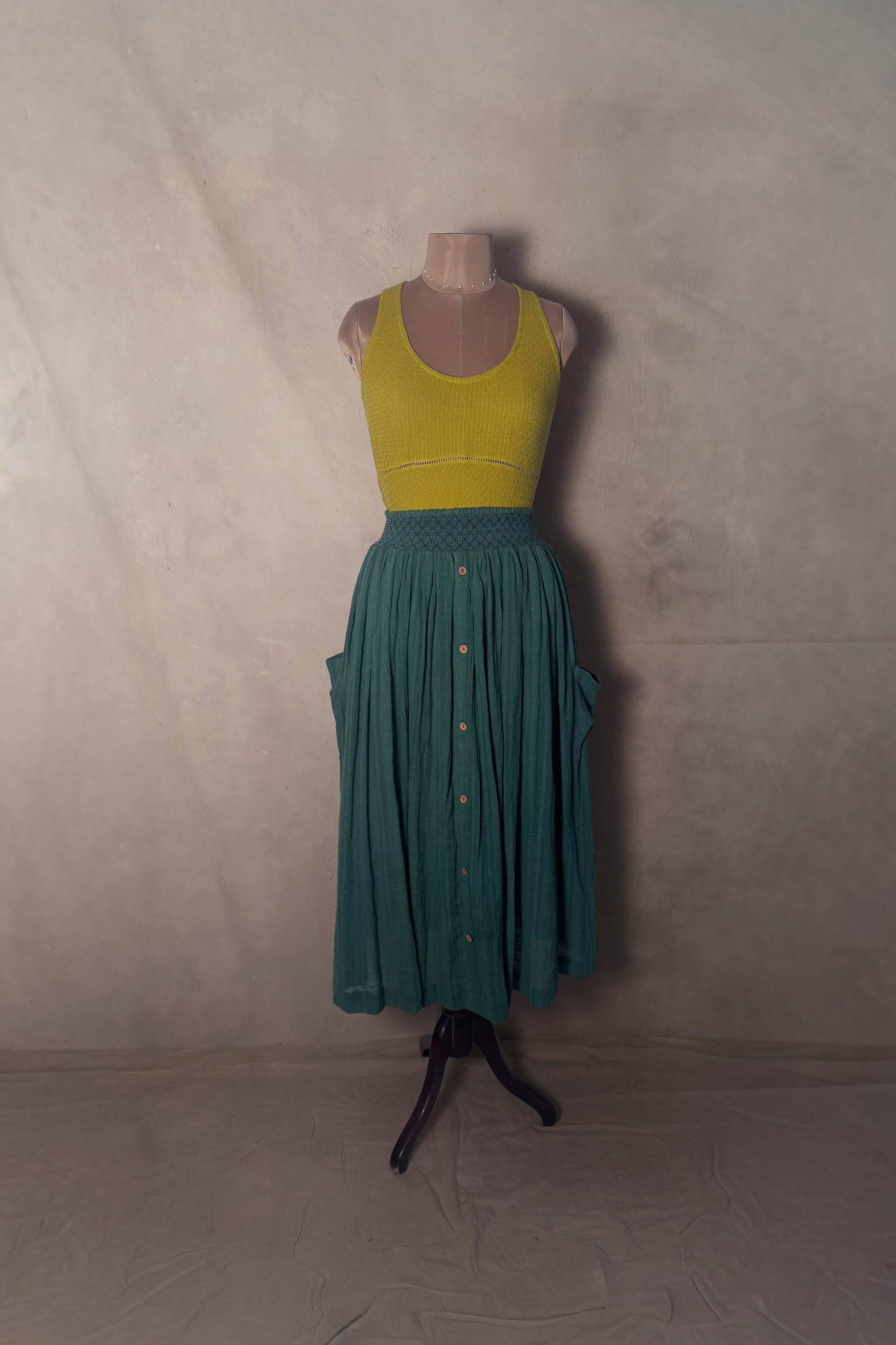 Veni Skirt - Eucalyptus TheKefiHouse