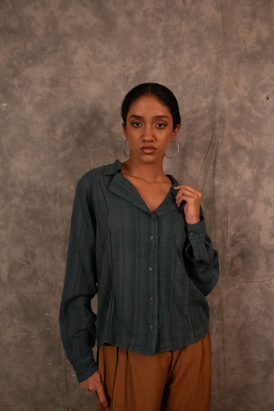 Aakar Shirt - Lapiz TheKefiHouse