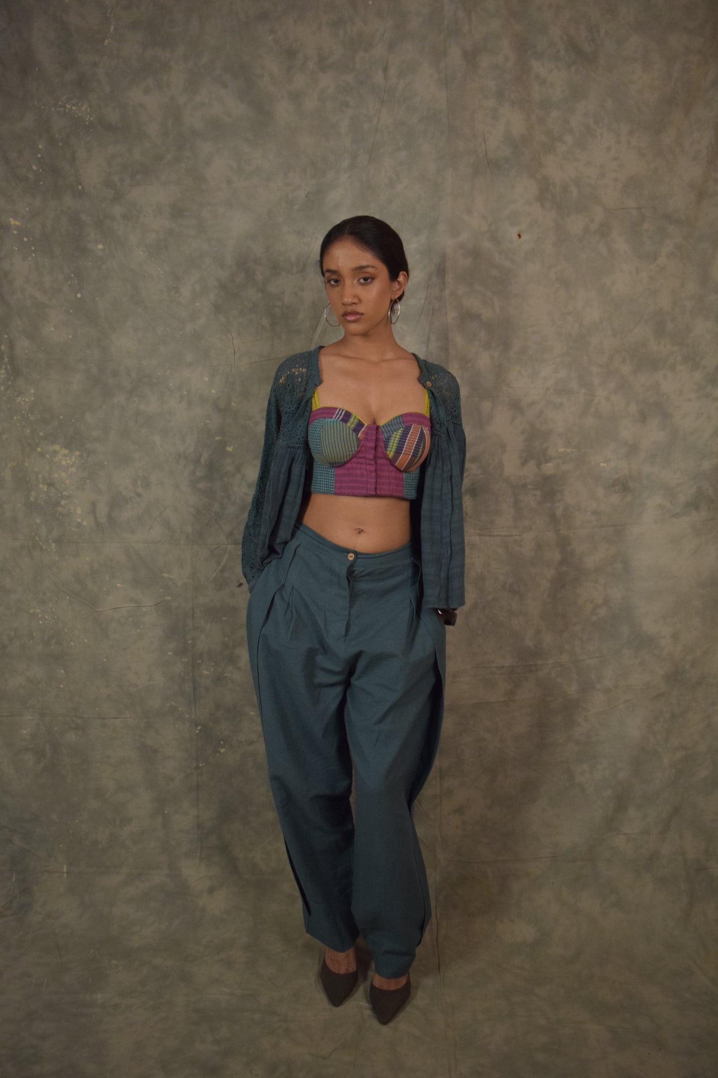 Choli top -Plaids TheKefiHouse