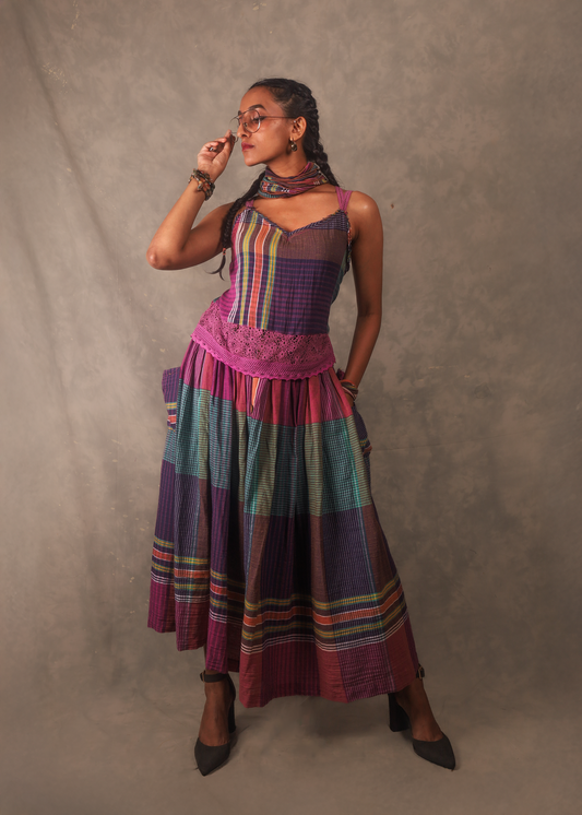 Kefi Camisole Ganjee - Multi Check TheKefiHouse