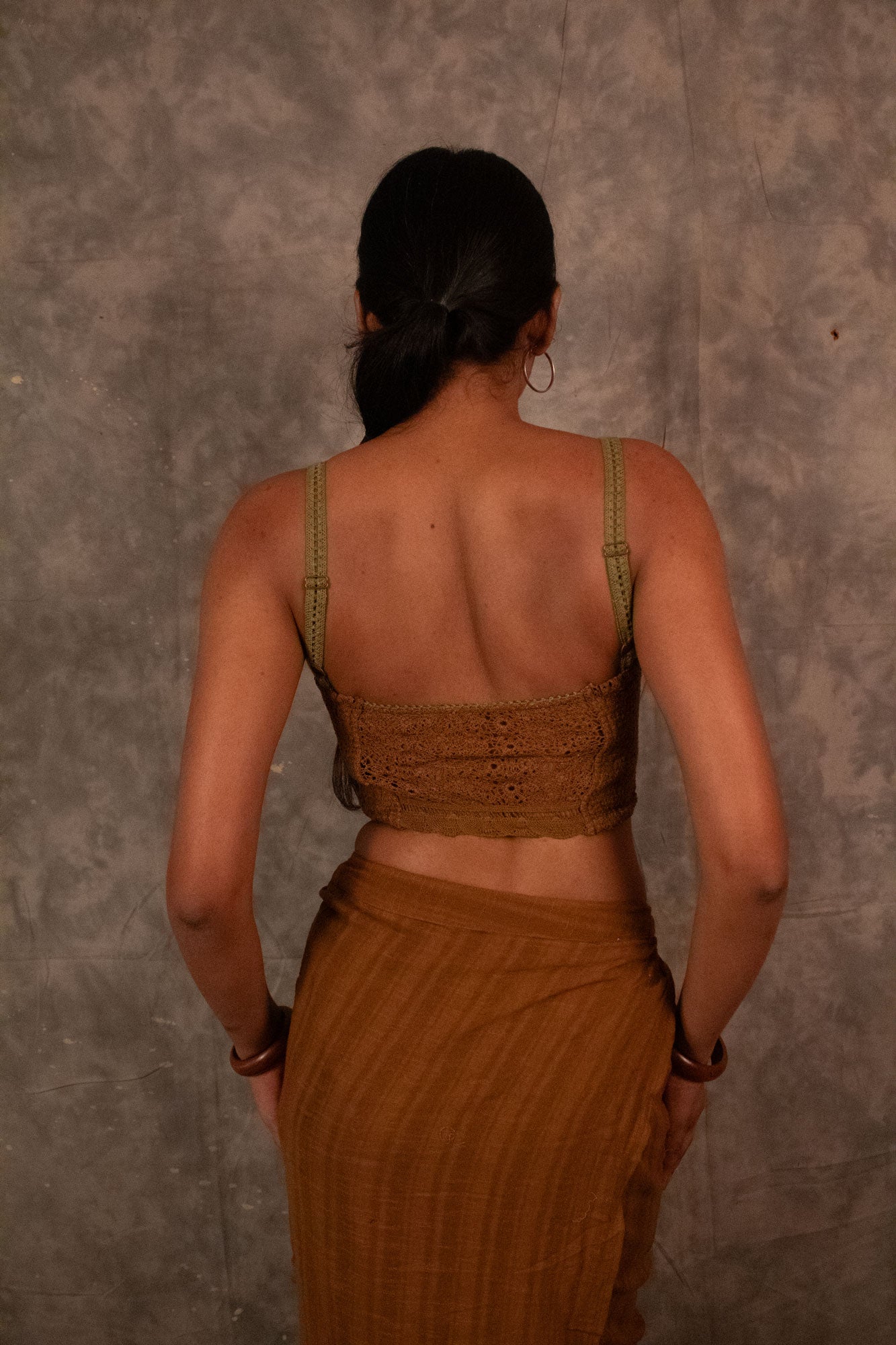 Lace Choli Top - Pine TheKefiHouse