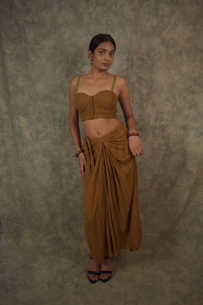 Lace Choli Top - Pine TheKefiHouse