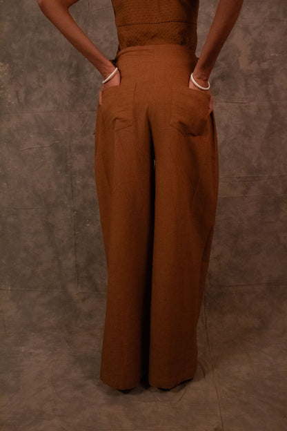Gazzette Trousers - Pine TheKefiHouse