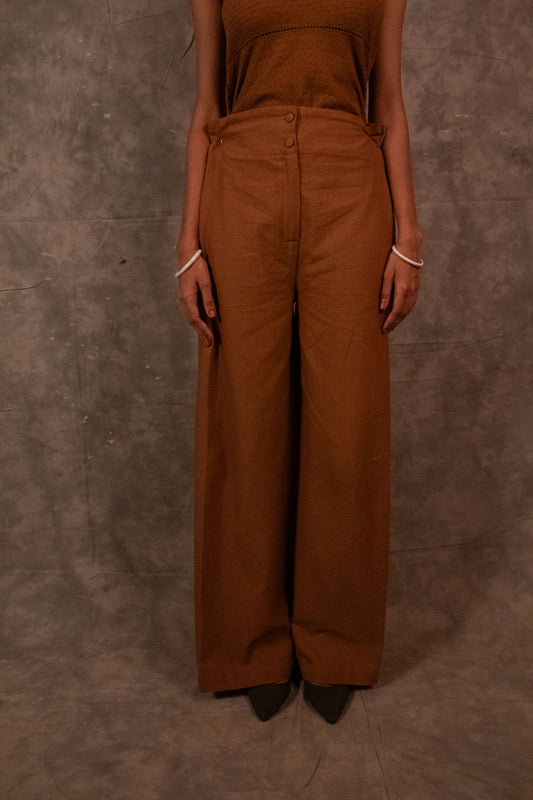 Gazzette Trousers - Pine TheKefiHouse
