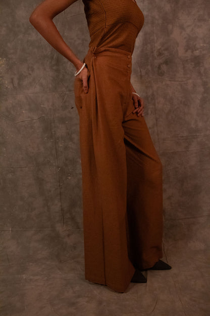 Gazzette Trousers - Pine TheKefiHouse