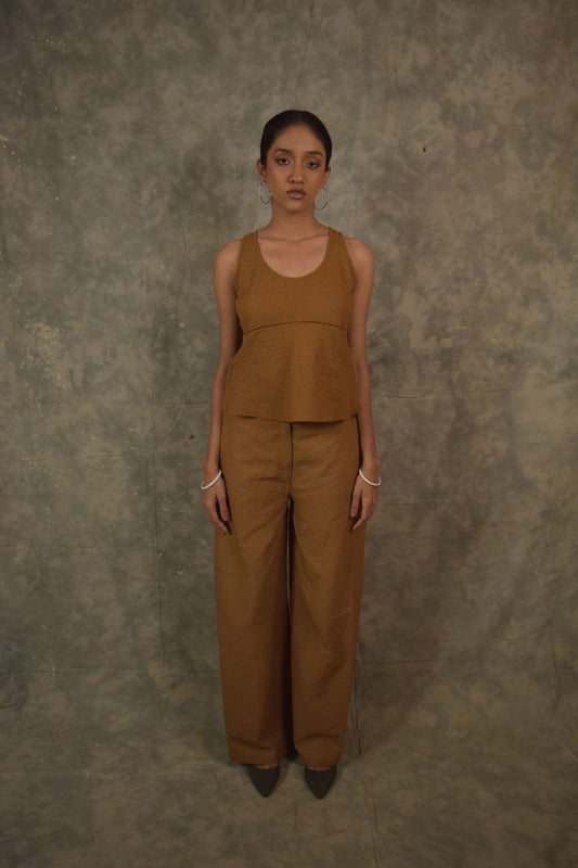 Gazzette Trousers - Pine TheKefiHouse