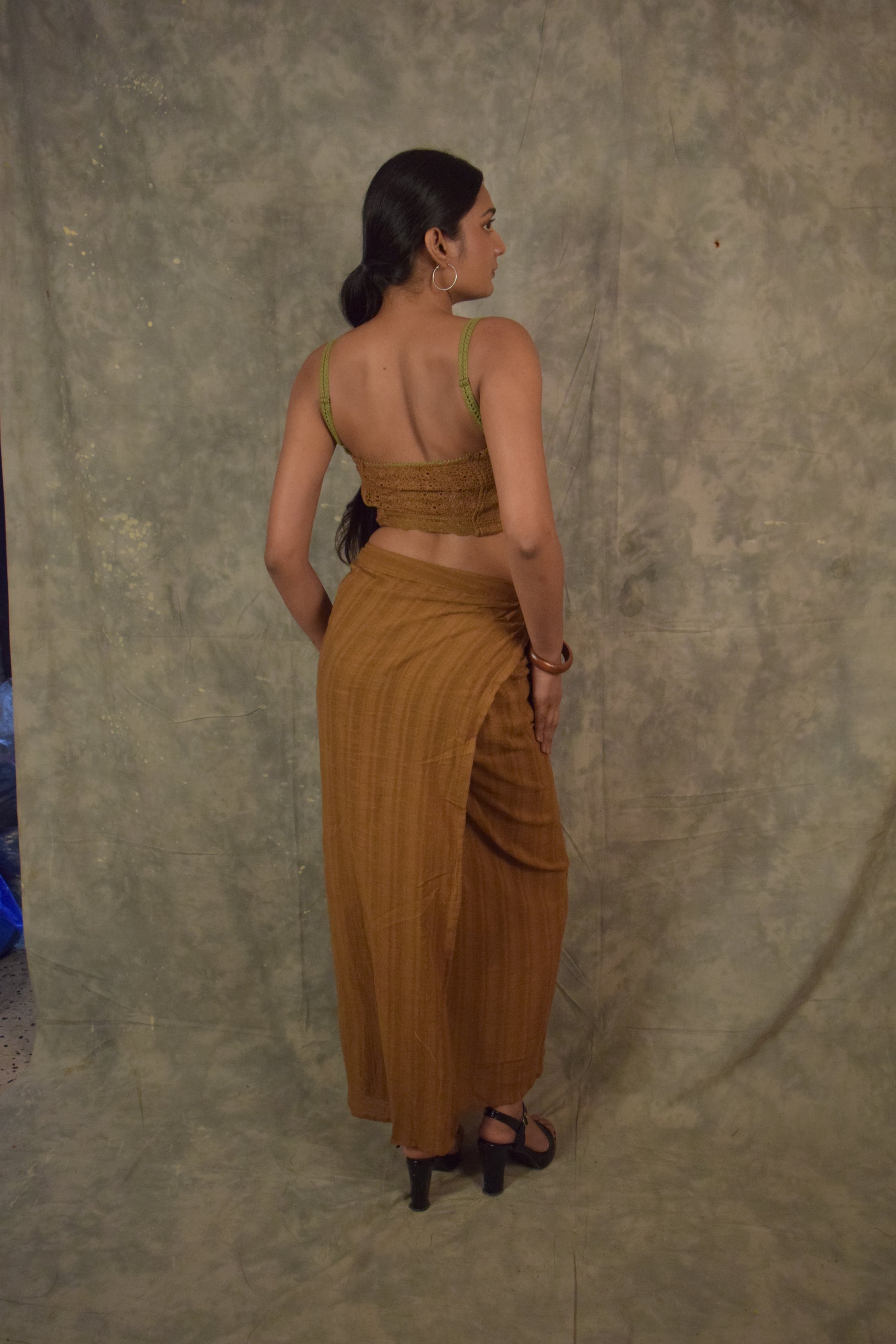 Antaria wrap skirt - Pine TheKefiHouse