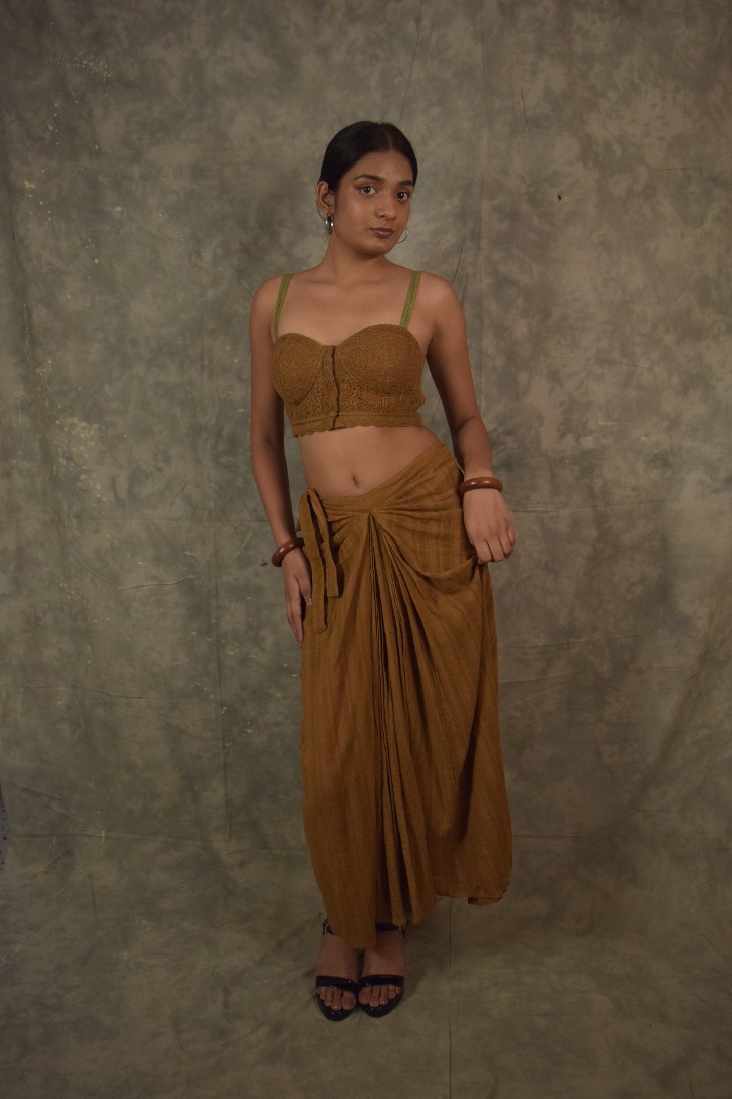 Antaria wrap skirt - Pine TheKefiHouse