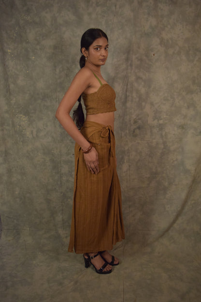 Antaria wrap skirt - Pine TheKefiHouse