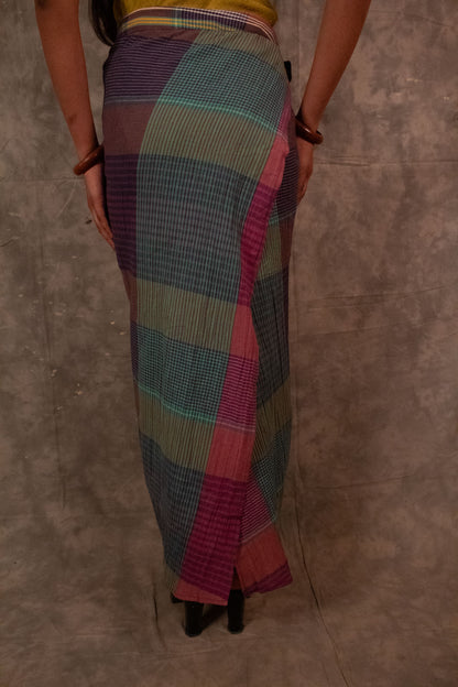 Antaria wrap skirt - Plaids TheKefiHouse