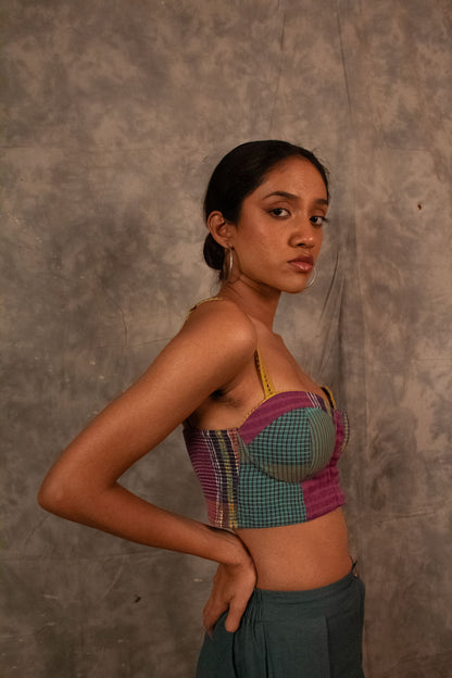 Choli top -Plaids TheKefiHouse