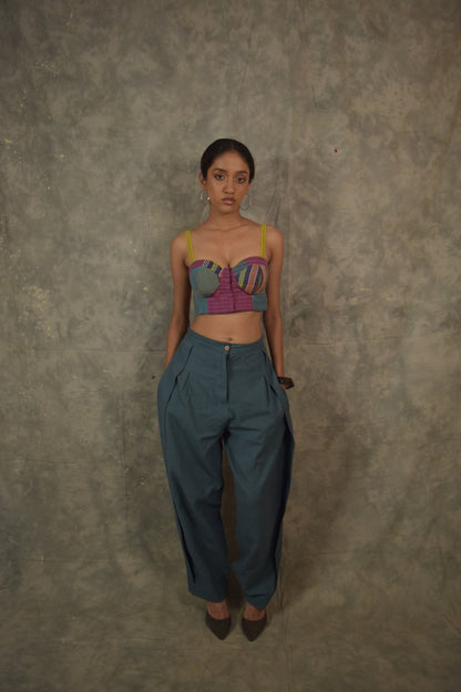 Choli top -Plaids TheKefiHouse