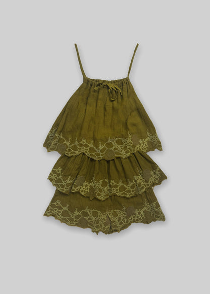 Playsuit - Olive TheKefiHouse