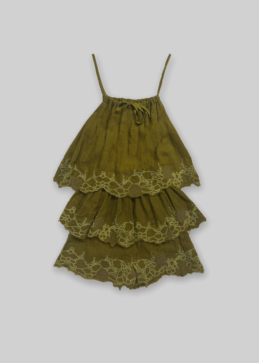 Playsuit - Olive TheKefiHouse