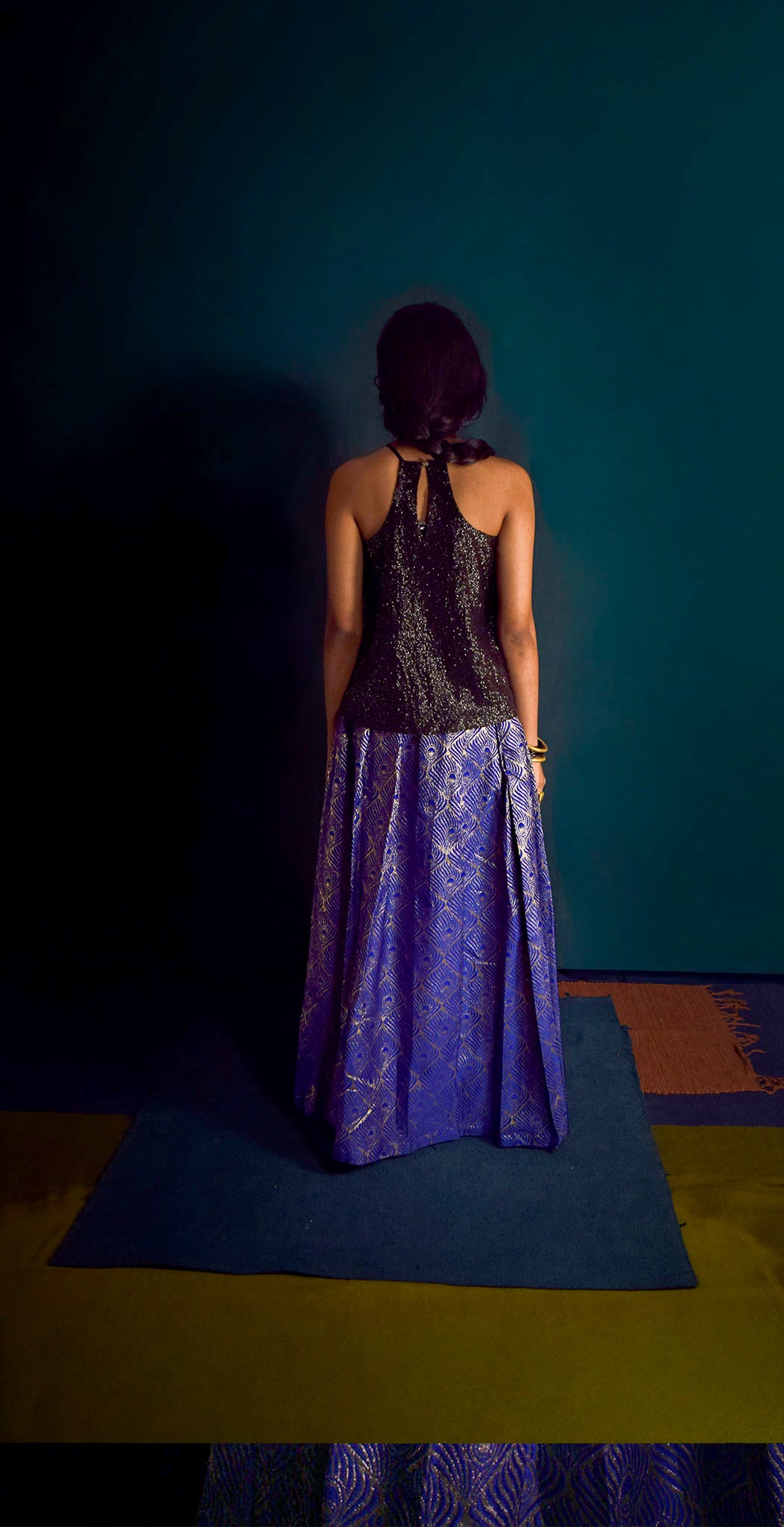 Raasini Skirt - Royal Blue TheKefiHouse