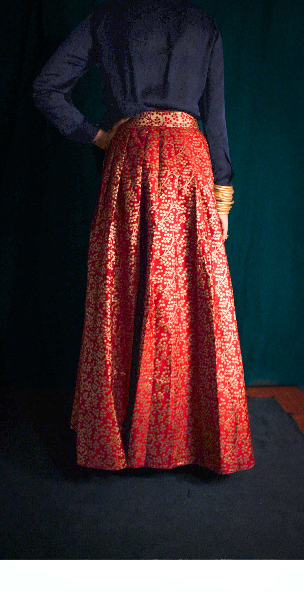 Raasini Skirt - Red TheKefiHouse