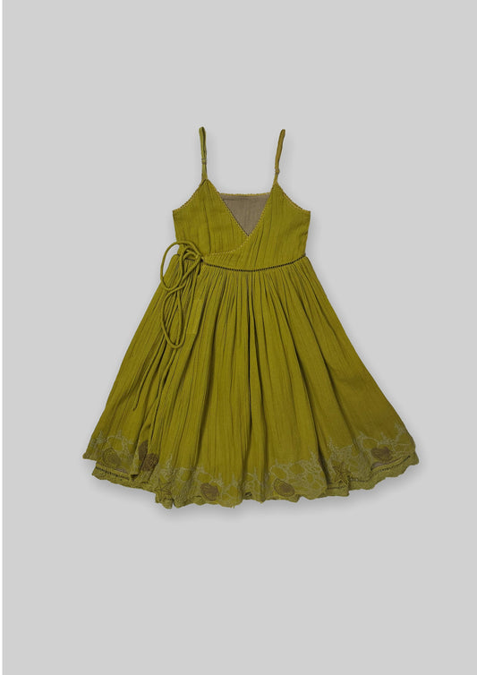 Reversible Dress - Golden sun+Dessert sand TheKefiHouse