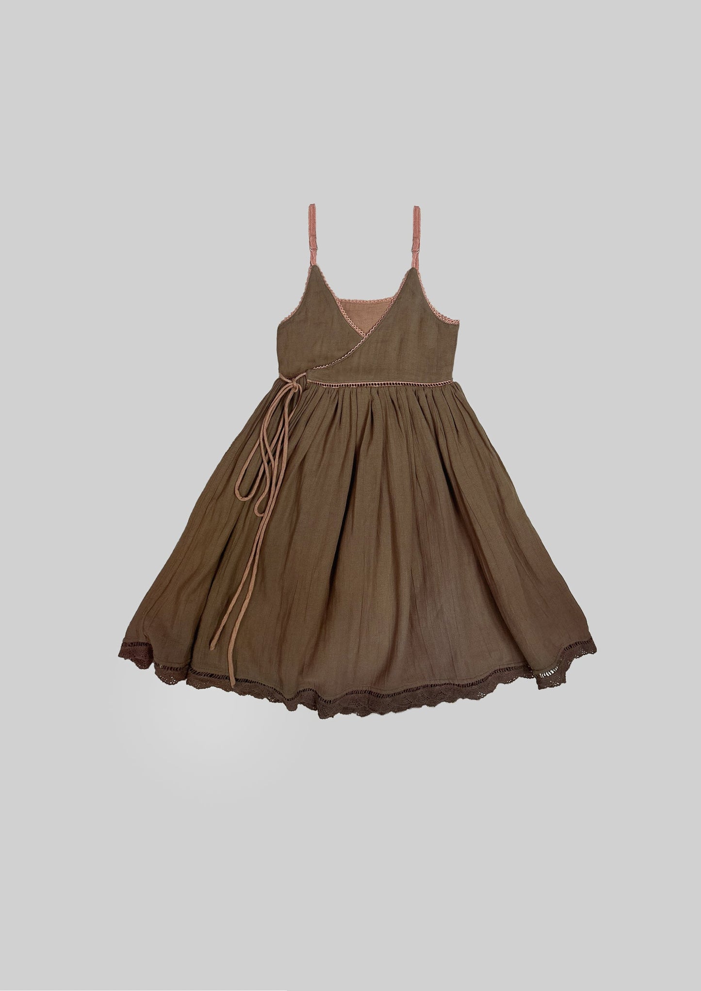 Reversible Dress - Blush Pink+Mud TheKefiHouse