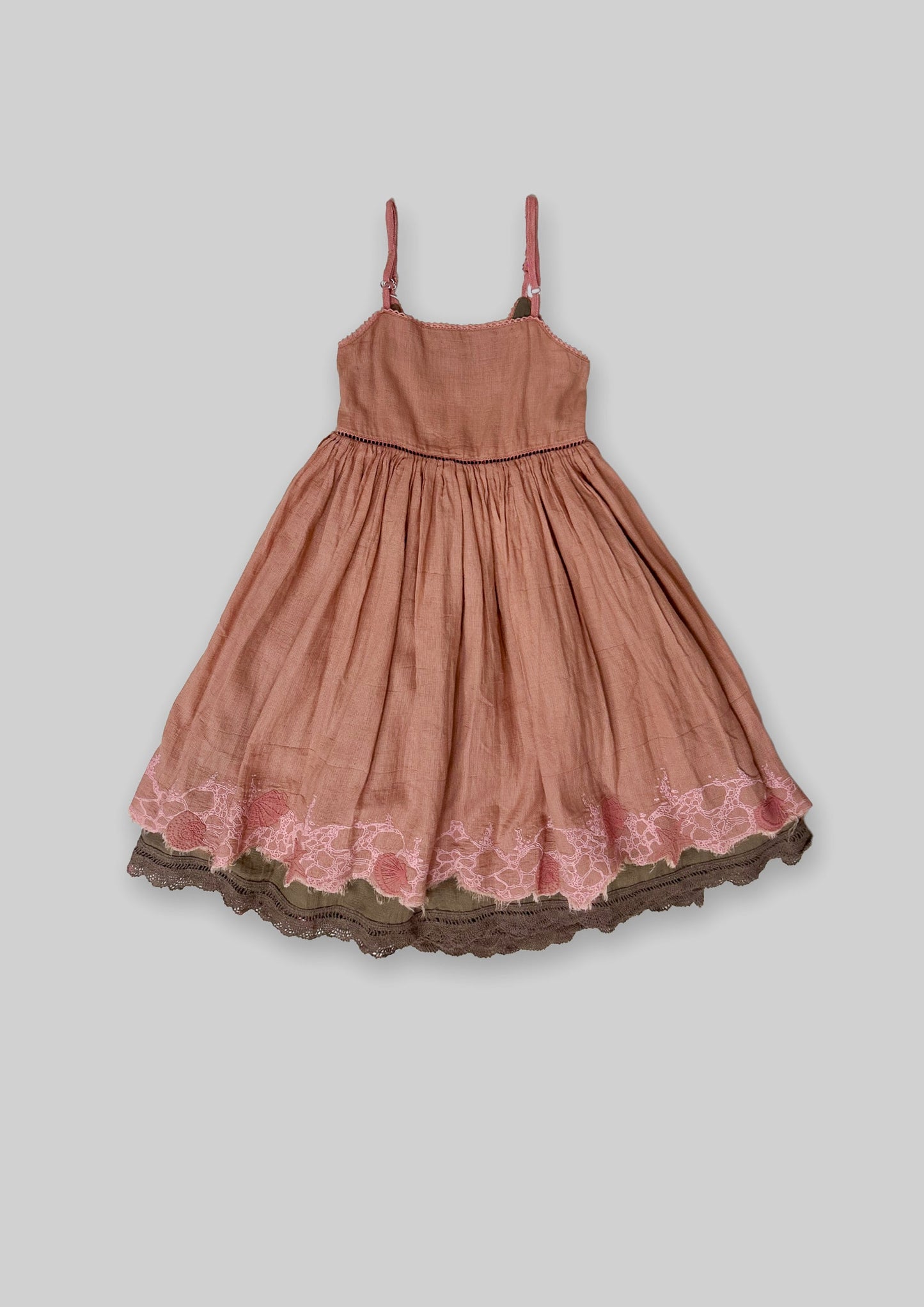 Reversible Dress - Blush Pink+Mud TheKefiHouse
