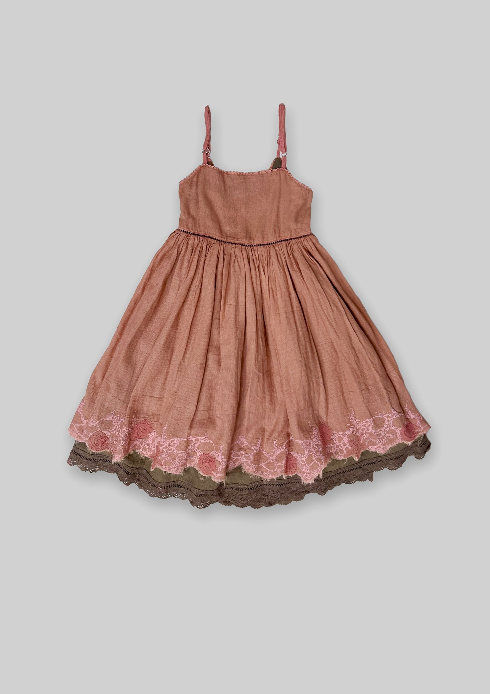 Reversible Dress - Blush Pink+Mud TheKefiHouse