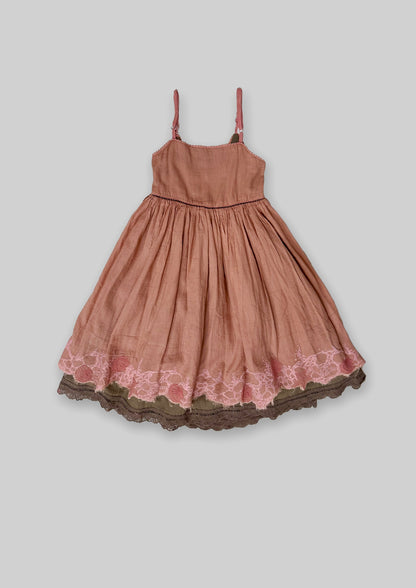 Reversible Dress - Blush Pink+Mud TheKefiHouse