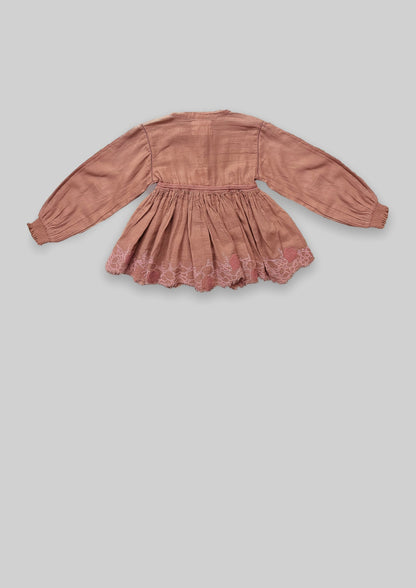 Swirl Top - Blush Pink TheKefiHouse