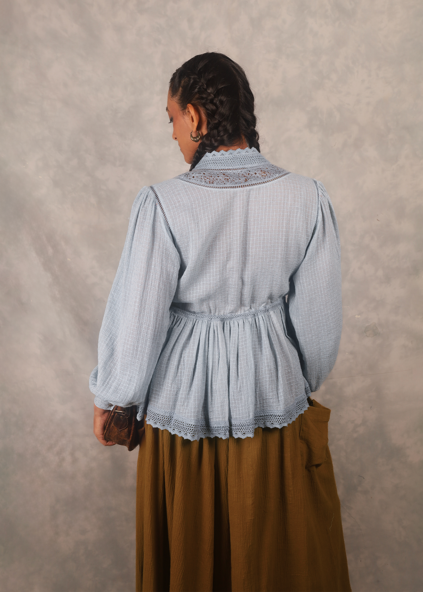 Swirl Top - Sky TheKefiHouse