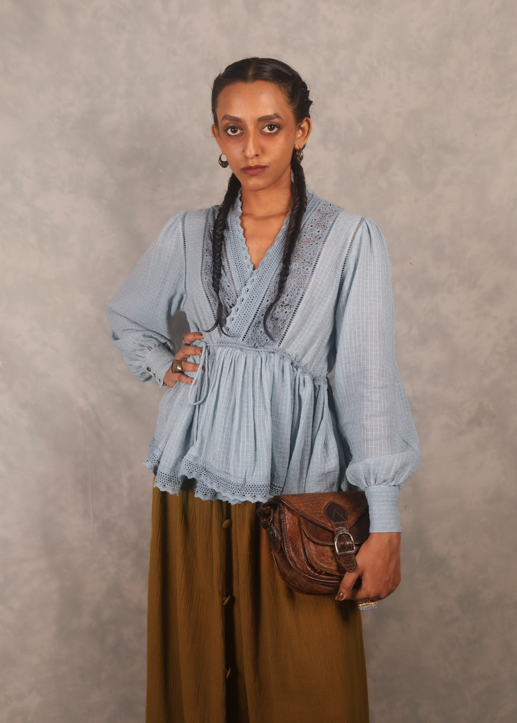 Swirl Top - Sky TheKefiHouse
