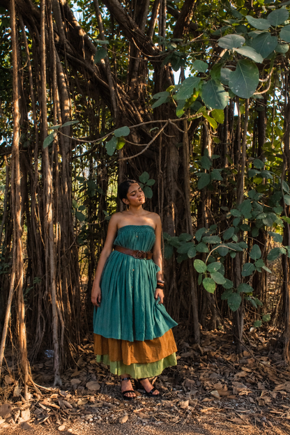 Stola Dress - Eucalyptus TheKefiHouse