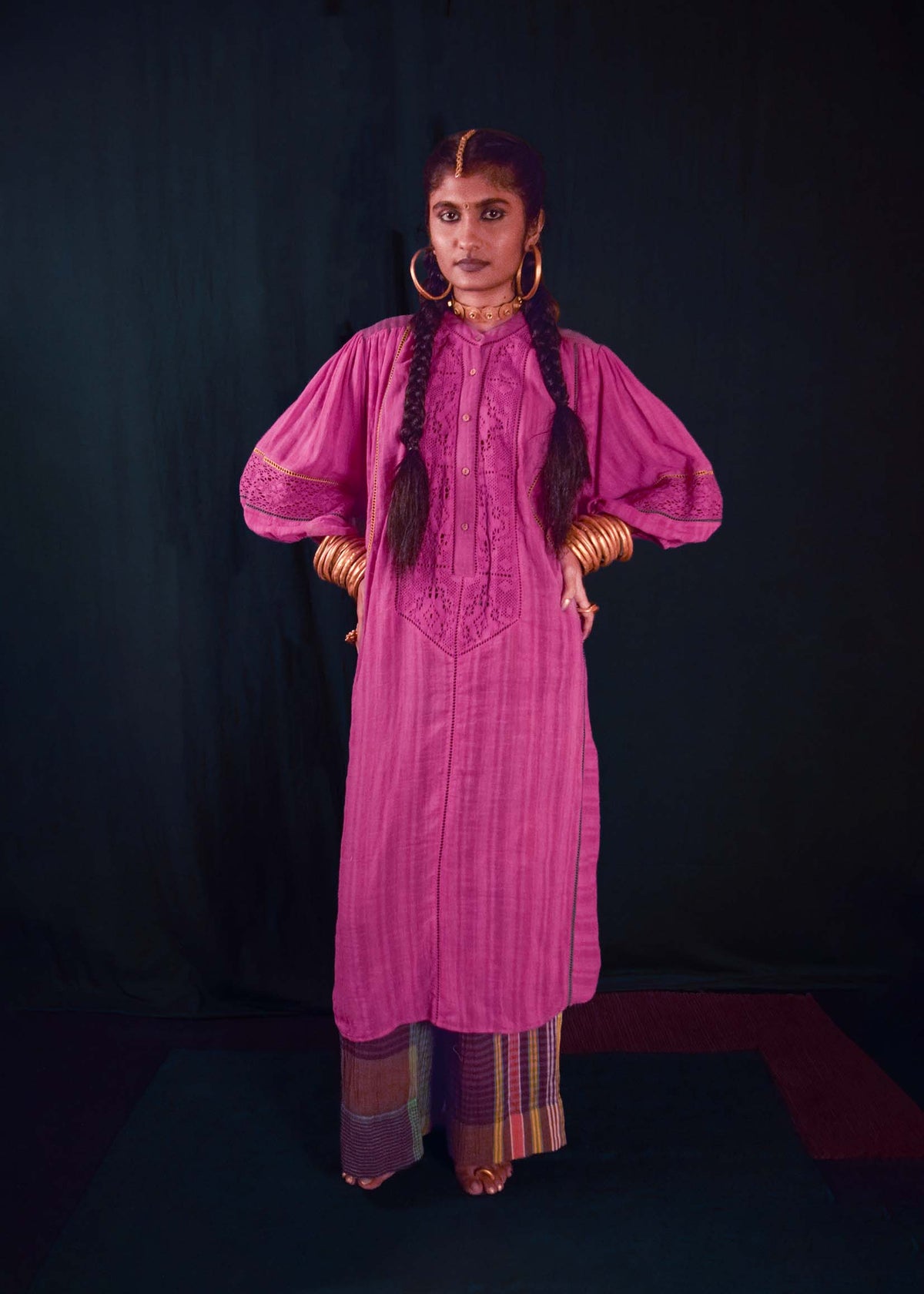 Suroor kurta - Fuschia TheKefiHouse