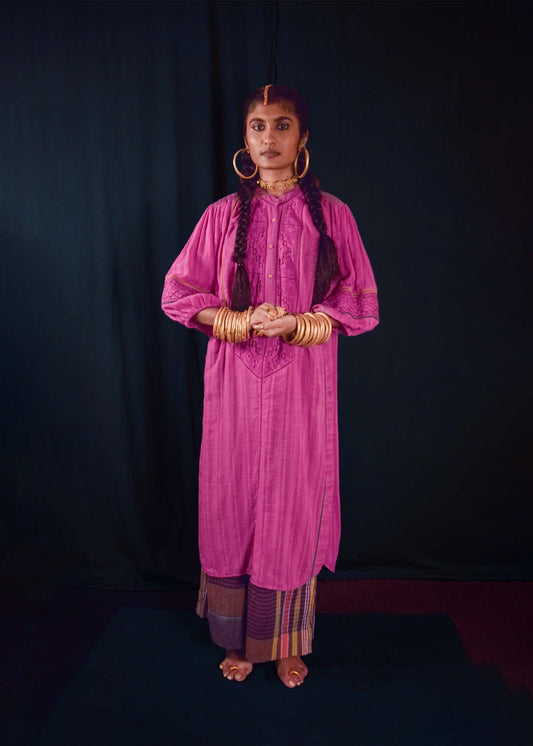Suroor kurta - Fuschia TheKefiHouse