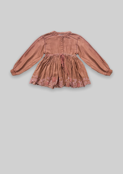 Swirl Top - Blush Pink TheKefiHouse