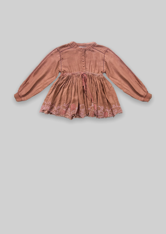 Swirl Top - Blush Pink TheKefiHouse