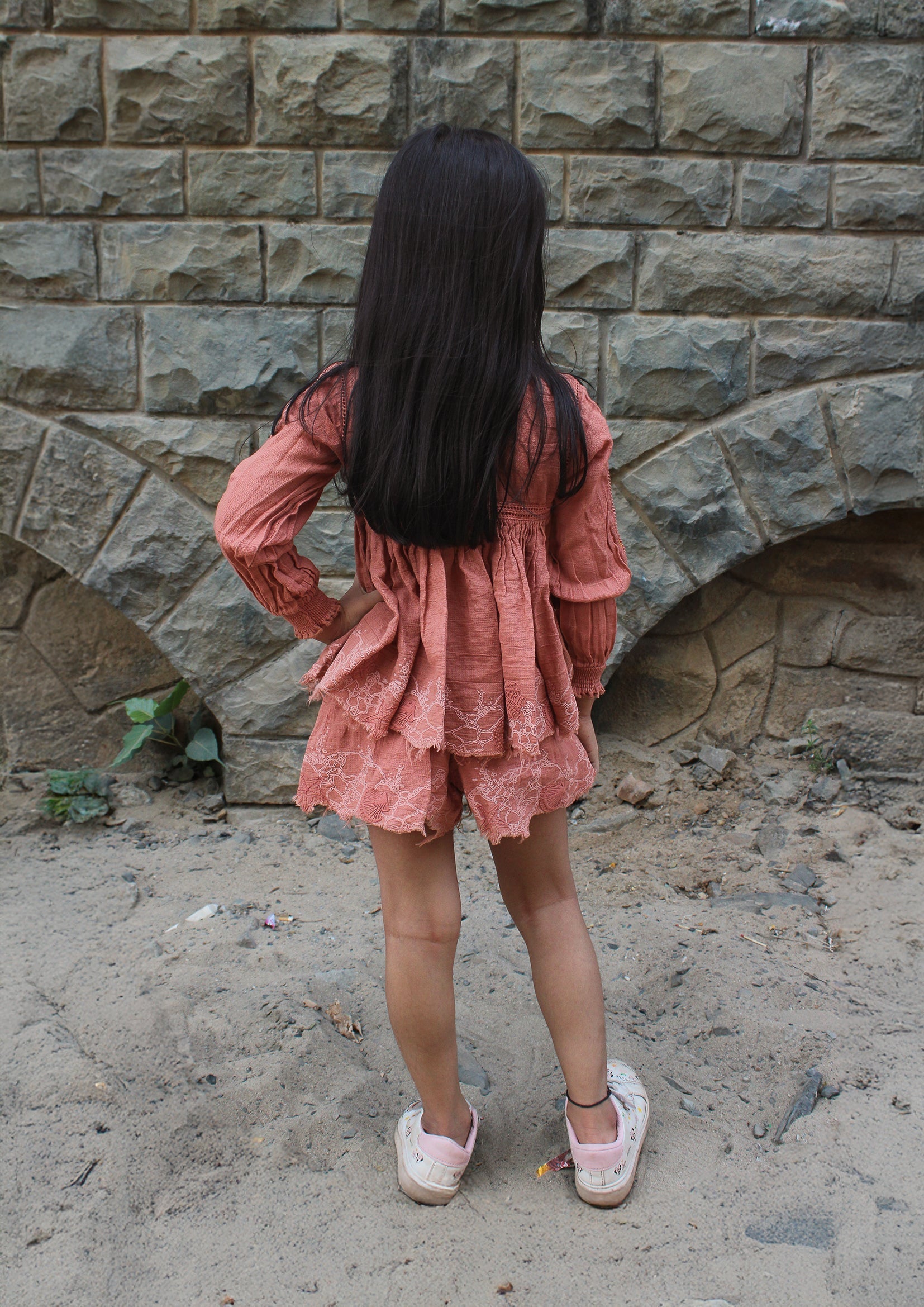 Swirl Top - Blush Pink TheKefiHouse