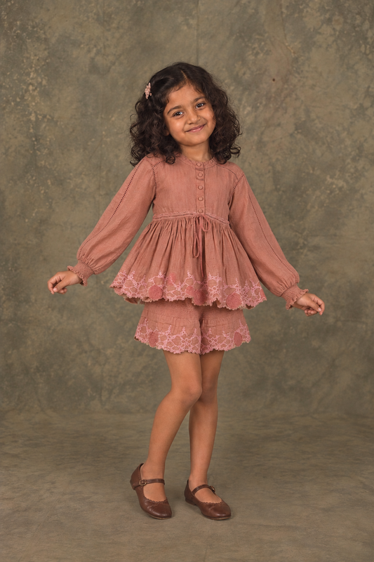 Swirl Top - Blush Pink TheKefiHouse
