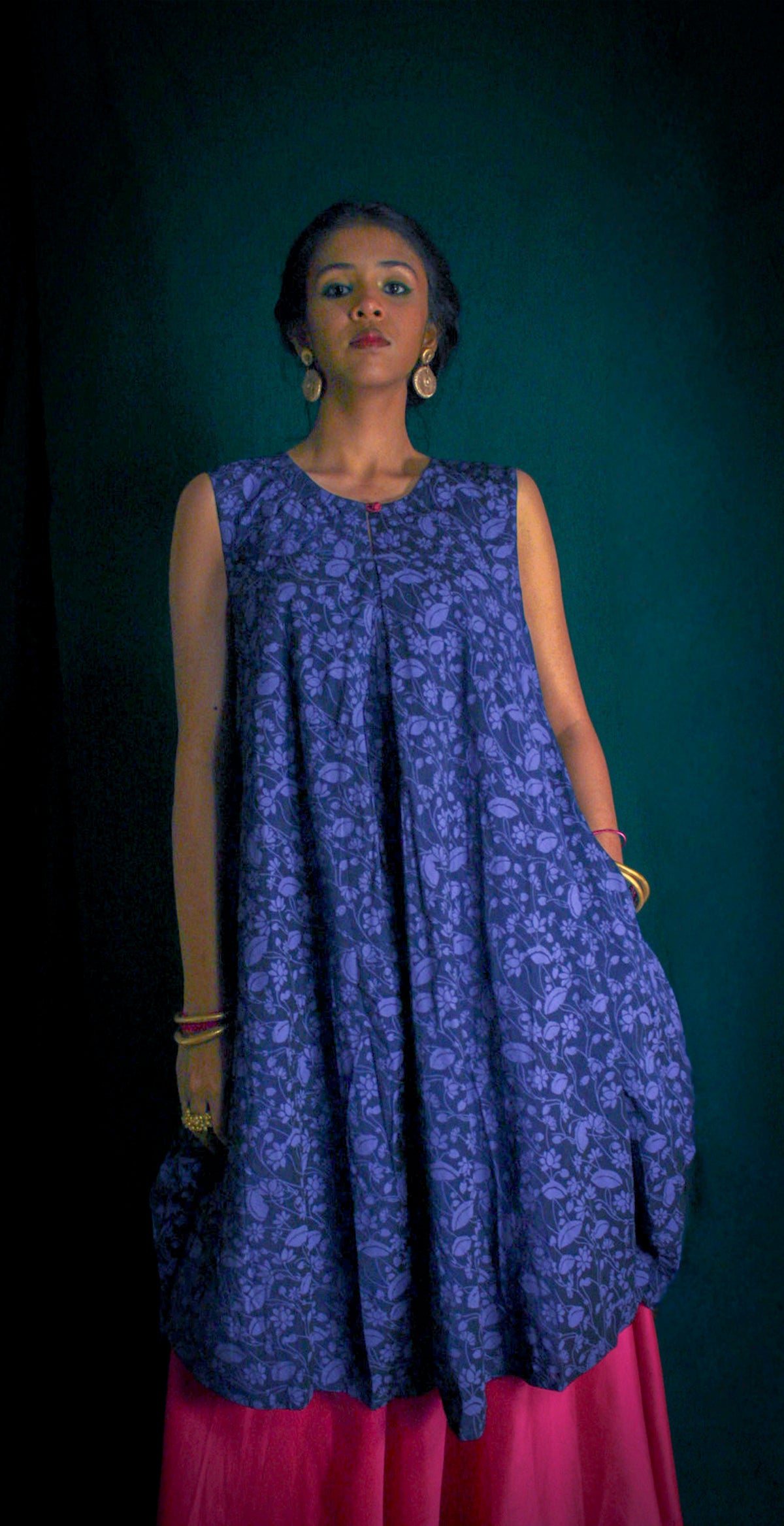 Tarini Kurta - Royal Blue TheKefiHouse